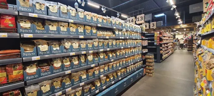 implantation merchandising Spico